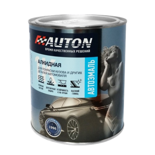 Auton RAL 6005 1K Auton 醇酸瓷漆，6005 苔藓绿，800 毫升 ATN-P07322-08 图片 – 卡拉干达 | carpaint.kz