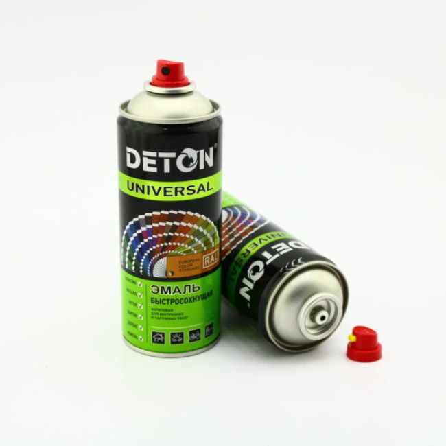 U7024 Аэрозольная краска «Deton Universal» RAL 7024 цвет Графитовый серый, глянцевая, акриловая 520  – купить в Караганде | Deton Universal | carpaint.kz