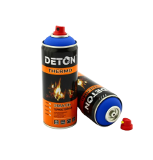 DETON THERMO - Эмаль термостойкая - Синяя - Аэрозоль, 520 мл