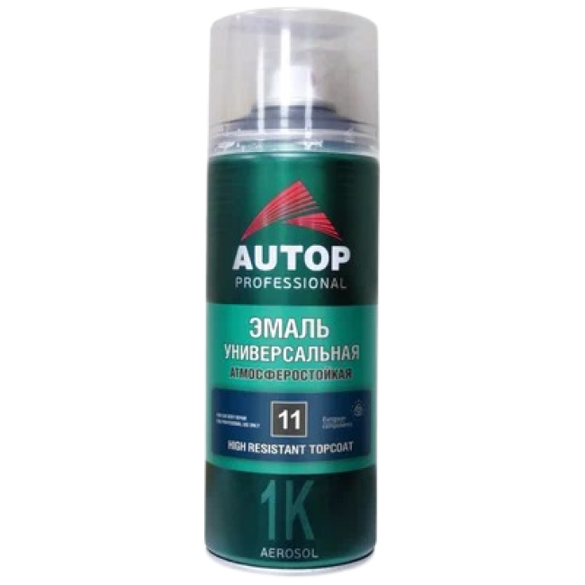 Autop AUTOP No. 11 - 醇酸瓷漆 - 白色光泽 - 气雾剂，520 毫升 ATP-A07333 图片 – 卡拉干达 | carpaint.kz